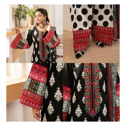 "Flora" Embroidered Lawn 3 Pc Collection | Karma Collection