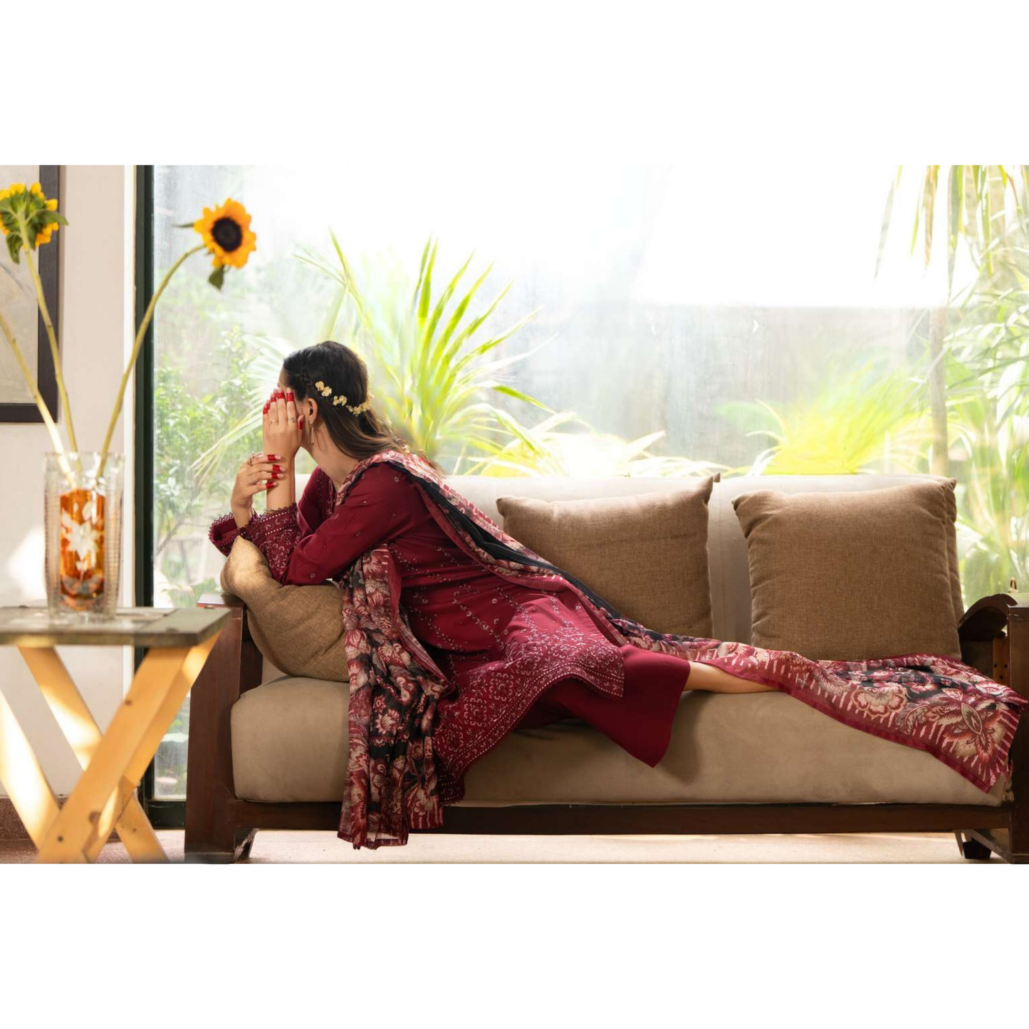 UCA-20 Luxury Cambric Cotton Farshi Shalwar Collection | Ready to Wear | Casuallite