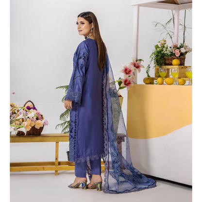 UTT-06 Embroidered Lawn 3 Pc Ready to wear Collection | Traditional Thread