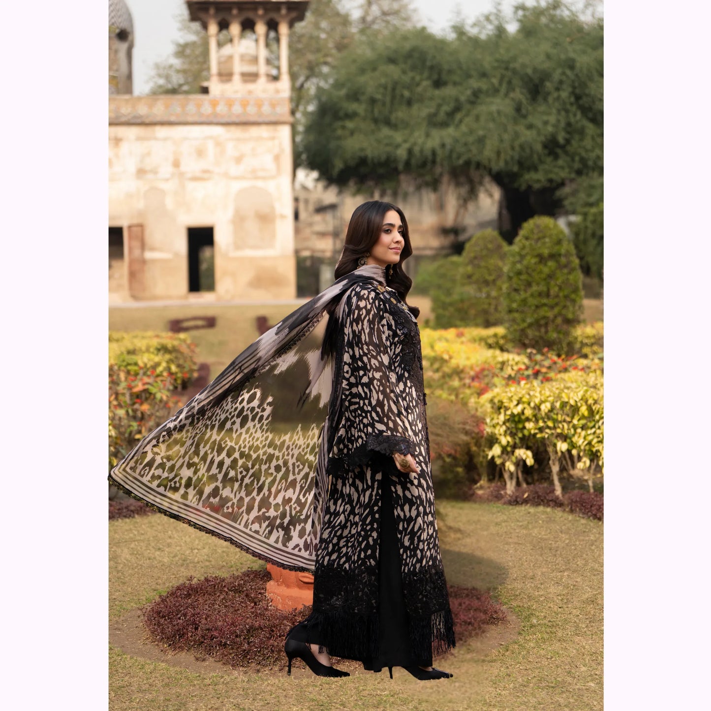 "AURA" Embroidered Georgette Collection by Karma Collection