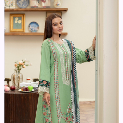 KC-1448 Embroidered Cotton Collection Ready to Wear 3 Pc - Karma Collection