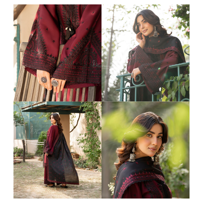 "Nigar" Kotrai Edition Luxury Embroidered 3 Piece by Karma Collection