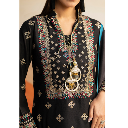 RA-25 Embroidered Dhanak Collection by Raniya.h