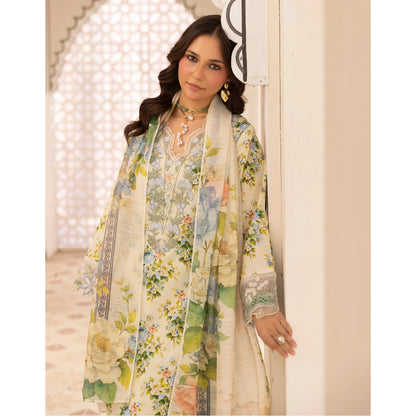 UMS-63 "Limelight" by Simrans Embroidered Printed Pure Lawn 3 Pc Collection Ready to Wear Pakistani Asian clothes