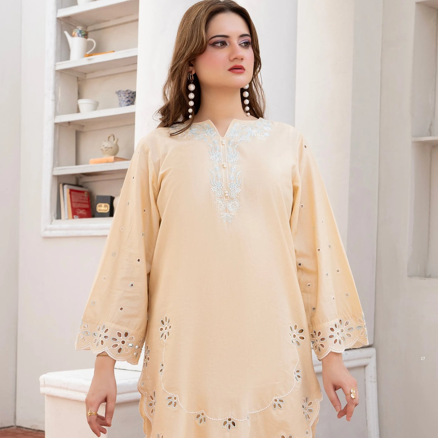 UA-243 Embroidered Lawn Summer Lawn Co-Ords Set by Umnaa