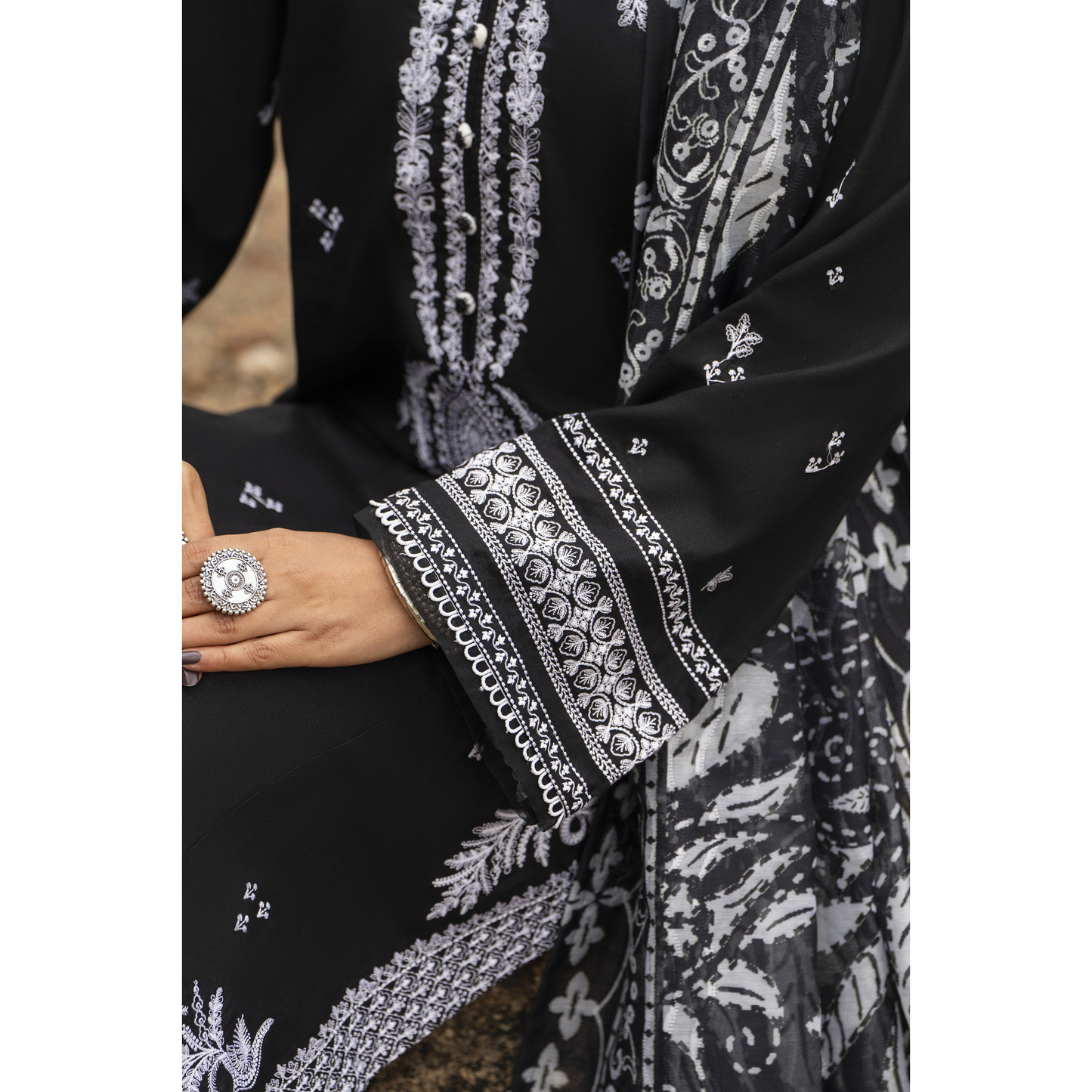 UCA-16 3 Pc Embroidered Cotton Lawn Ready to Wear Eid Collection by Casuallite