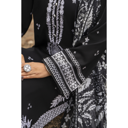 UCA-19 3 Pc Embroidered Cotton Lawn Ready to Wear Eid Collection by Casuallite