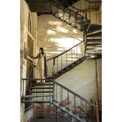 UCA-22 3 pc Summer Cotton Lawn Monochrome Collection | Ready to Wear | Casuallite