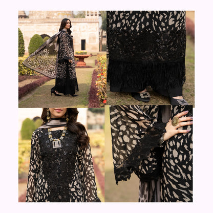 "AURA" Embroidered Georgette Collection by Karma Collection