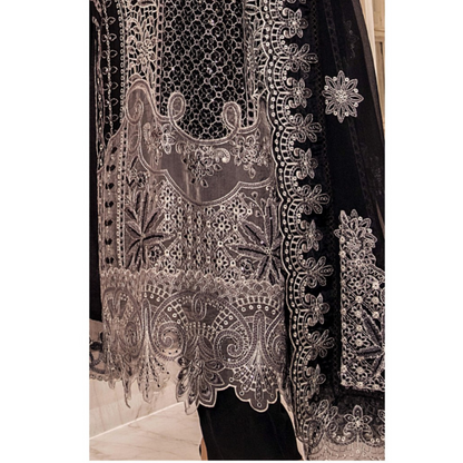 UTT-03 Embroidered Luxury Chiffon 3 Pc Pakistani Dress | Ready to wear | Traditional Thread