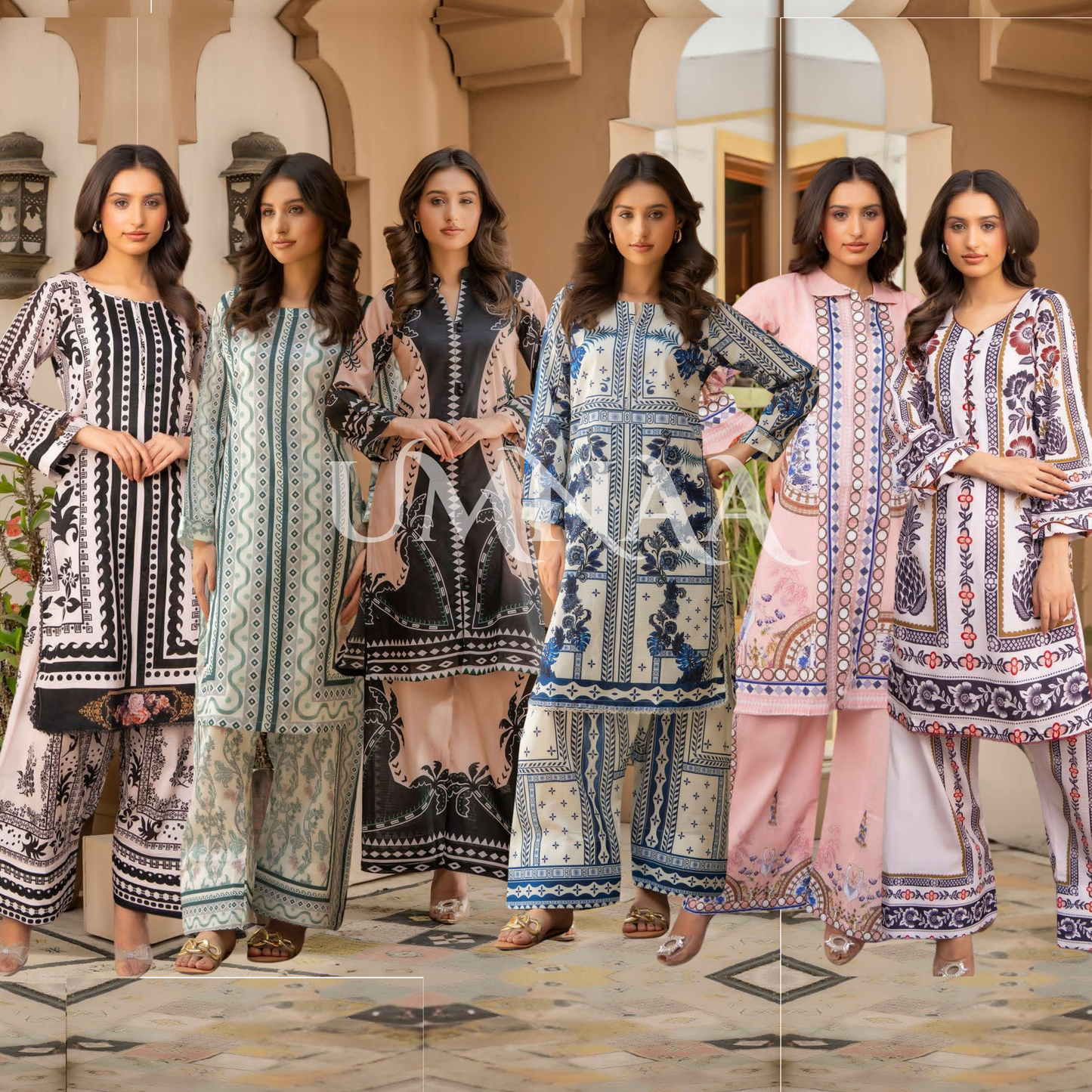 UMRZ-45 2 Pc Printed Cotton Co-Ord set |Ready to Wear| Rangz