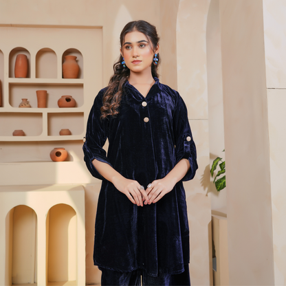 UMS-46 Velvet Co-Ords set by Simrans | Ready to Wear | Asian Clothes