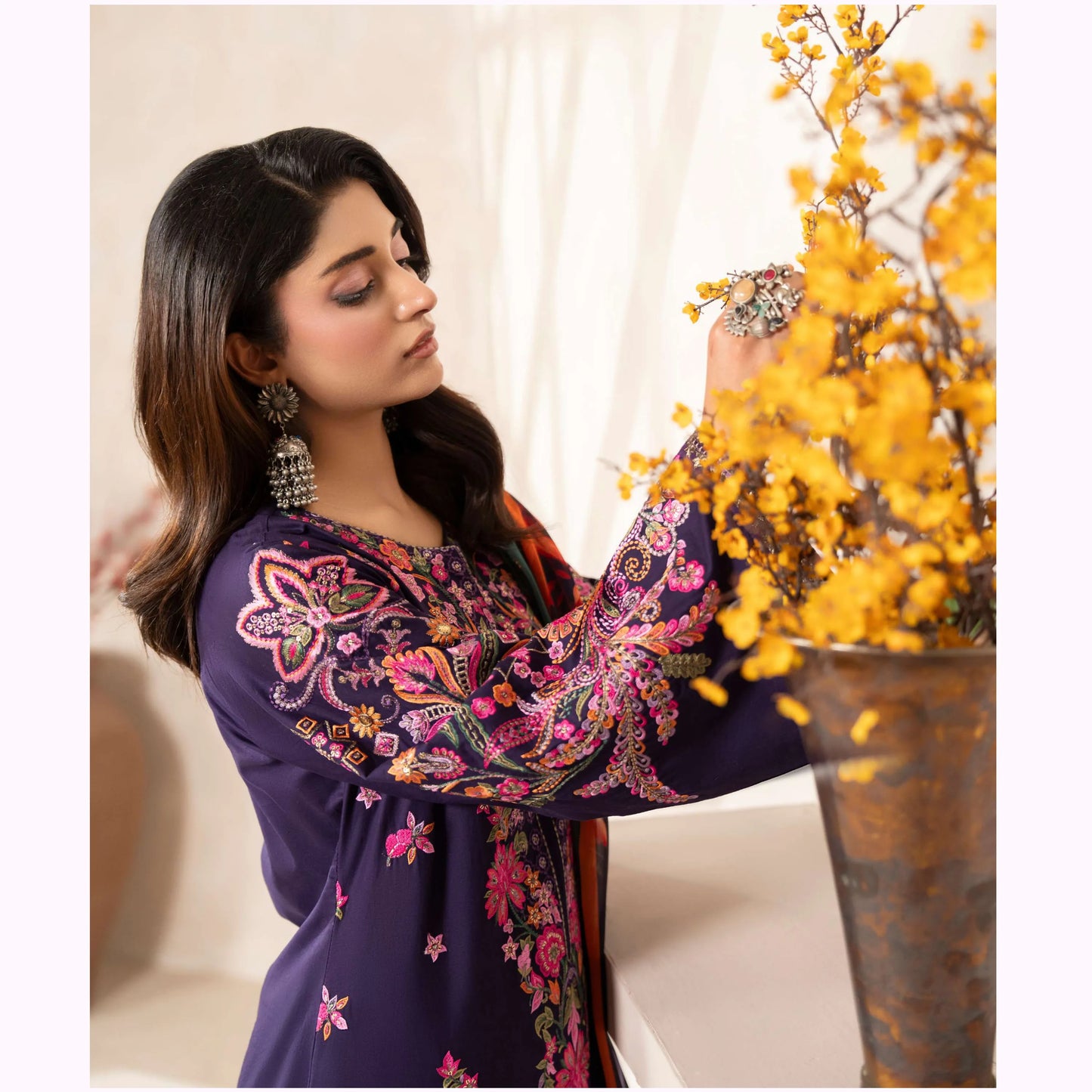 KC-1562 "Ferisha" Embroidered Festive Collection by Karma Collection