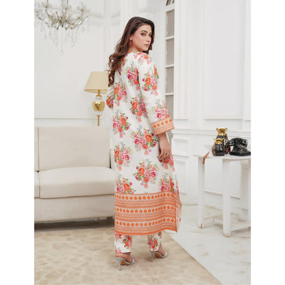 UMS-59 "Attire" Lawn Kaftan Style Co-Ords Set by Simrans