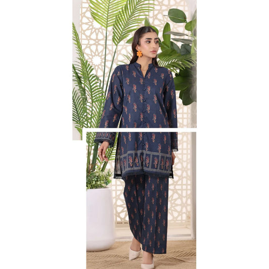 USN-19 Daily Pret Vol'8 Printed Lawn Co-Ords Set by Saphron Casual Co Ord Set Pakistani