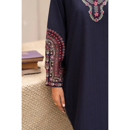 UA-257 Embroidered Cambric Cotton Co-Ord Set | Ready to Wear | Asian Clothes