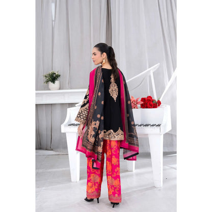 UTT-25 " Ethnic" Cambric Cotton 3 Pc Collection | Traditional Thread