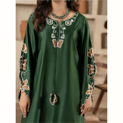 RA-39 Embroidered kaftan 2 Pc - Raniya.h
