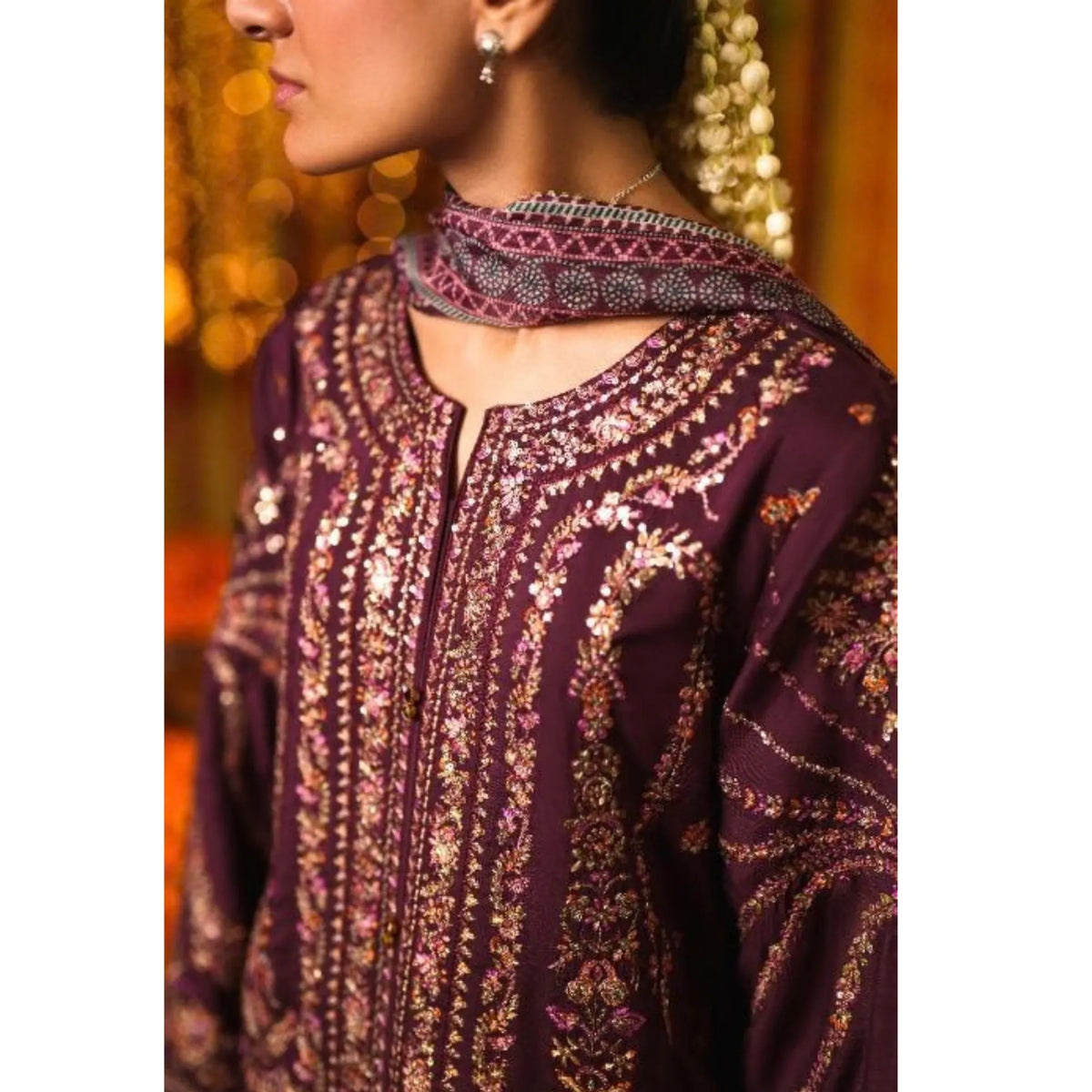 UCA-52 "Chand Bali" Luxury Viscose 3 Pc | Casuallite