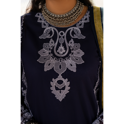 UCA-17 3 Pc Embroidered Lawn Ready to Wear Collection by Casuallite