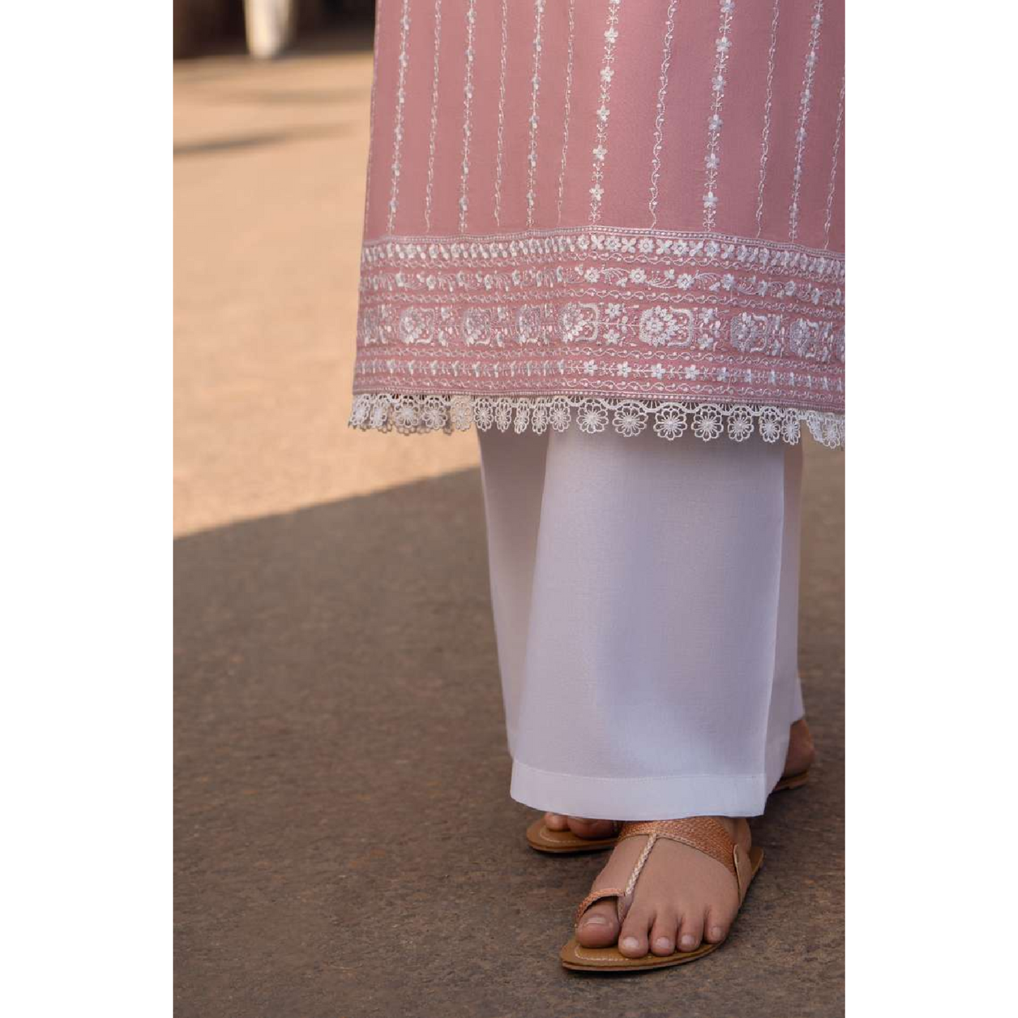 3 Pc Embroidered Cambric Cotton Ready to Wear Eid Collection by Casuallite | UCA-13