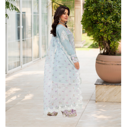 KC-1486 Chikenkari Luxury Cotton farshi Shalwar Collection | Ready to Wear | Karma Collection