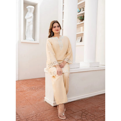 UA-243 Embroidered Lawn Summer Lawn Co-Ords Set by Umnaa