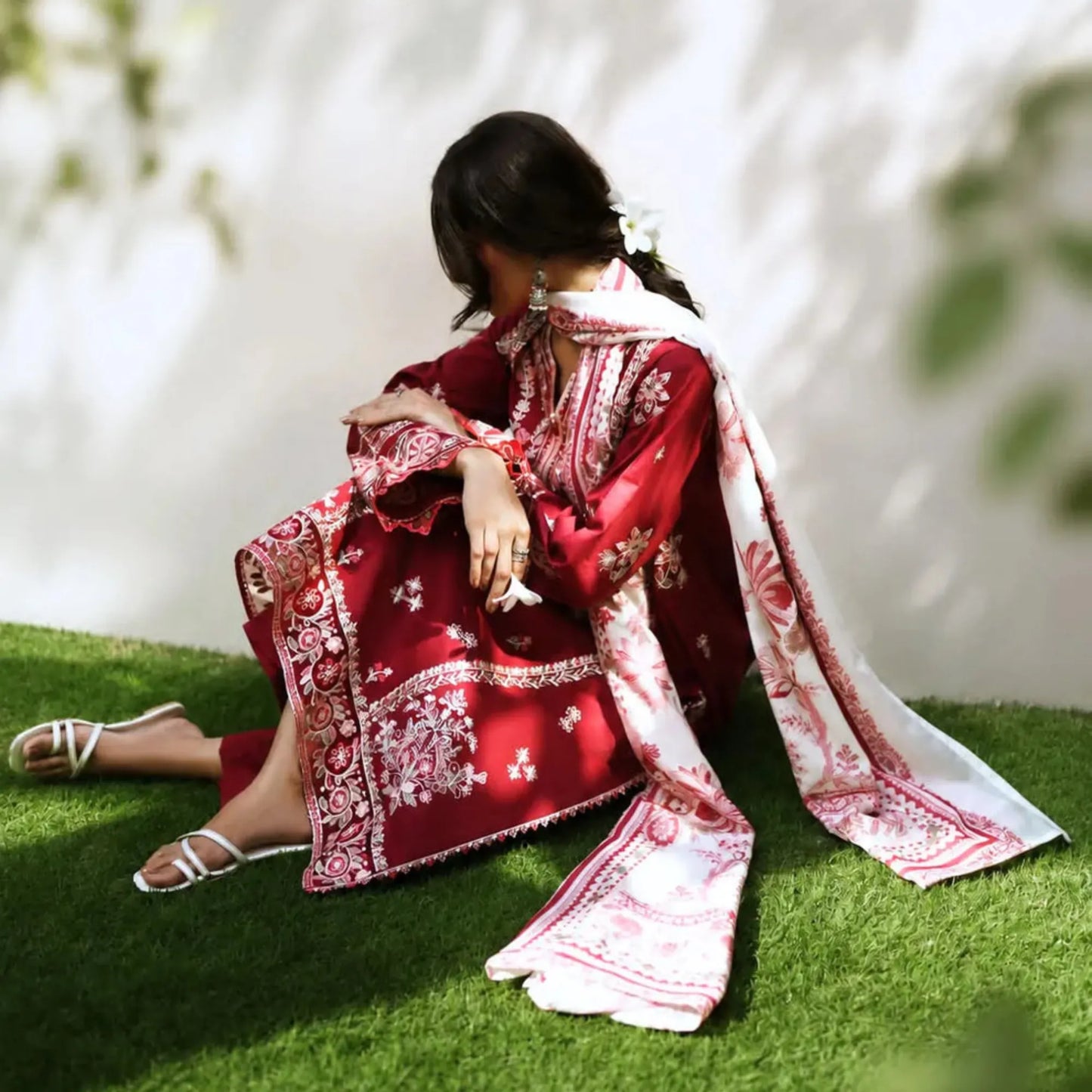 UCA-49 "Breath" Embroidered Cotton Lawn Collection | Casuallite