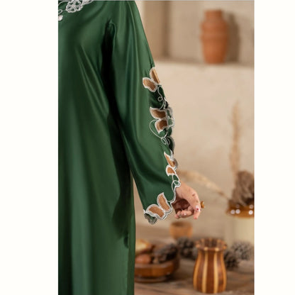 RA-39 Embroidered kaftan 2 Pc - Raniya.h