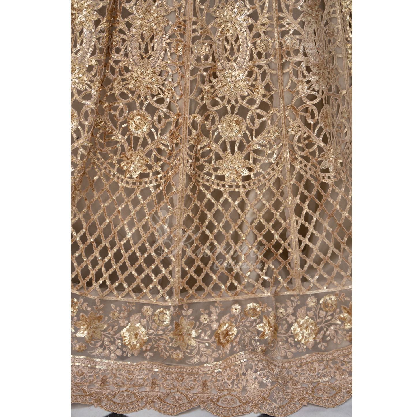 Luxury Embroidered Chiffon long Maxi with chiffon duppata  | Wedding Collection | karma Collection | UMKC01101