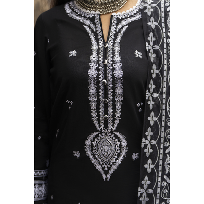 UCA-19 3 Pc Embroidered Cotton Lawn Ready to Wear Eid Collection by Casuallite