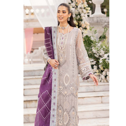 UTT-11 "Jab We Met" Embroidered Luxury festive 3 Pc Pakistani Dress by Traditional Thread