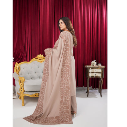3 Pc Dhanak Shirt & trouser with Dhanak Shawl | Winter Collection | SIMRANS