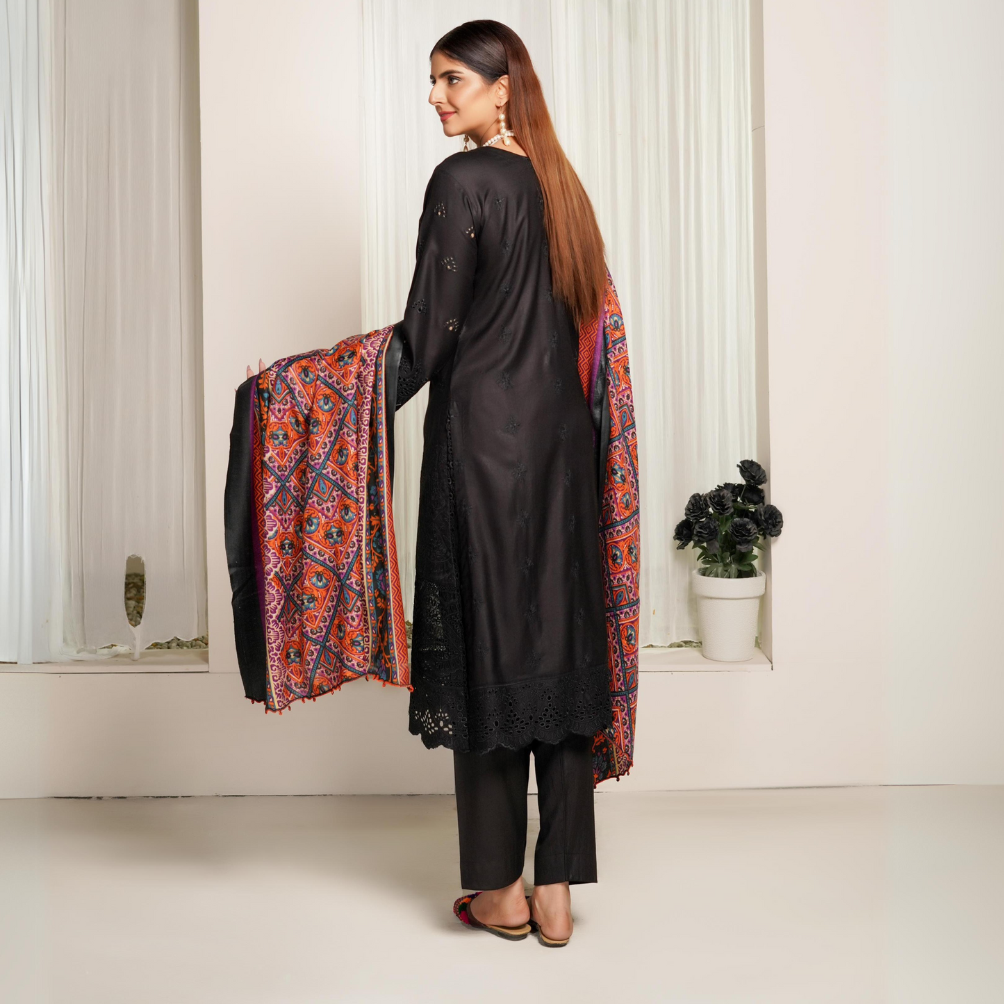 3 Pc Dhanak Collection | Ready to Wear | MUNIRA | UMMUN07