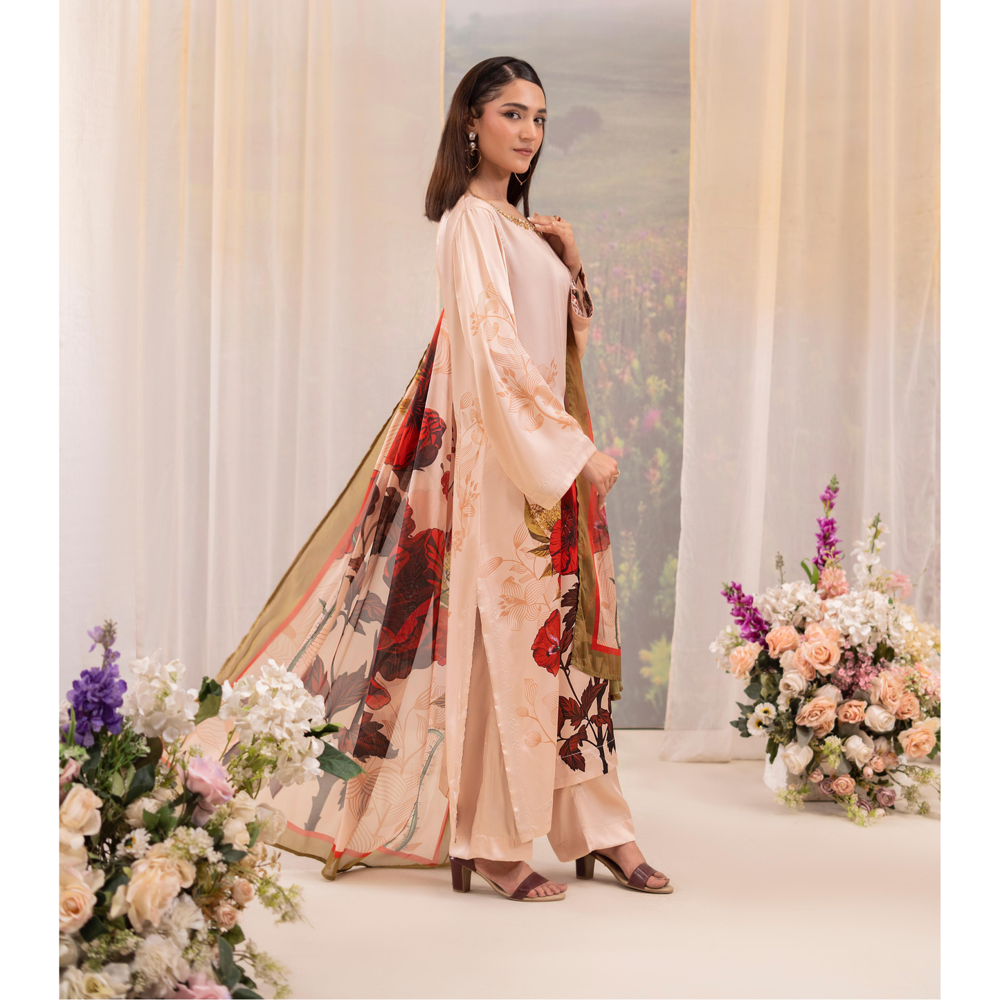 RA-20 3 Pc Printed Silk Collection |Ready to Wear | Raniya.h