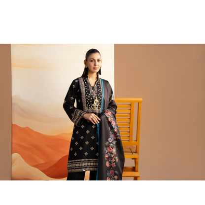 RA-25 Embroidered Dhanak Collection by Raniya.h