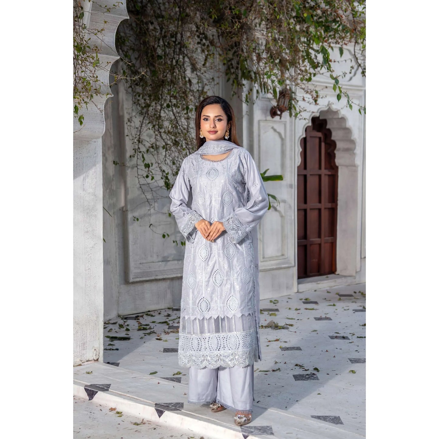 UMRZ-54 "Image Kari" Linen Festive Mother & Daughter Collection by Rangz