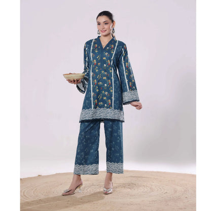 USN-18 Daily Pret Vol'8 Printed Lawn Co-Ords Set by Saphron