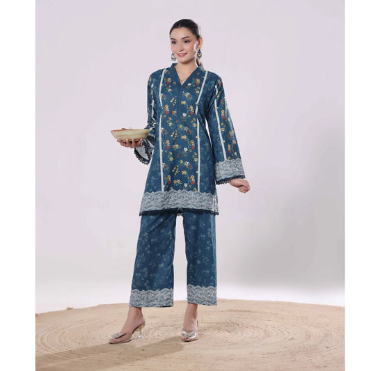USN-18 Daily Pret Vol'8 Printed Lawn Co-Ords Set by Saphron