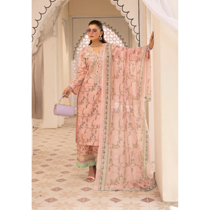 UMS-63 "Limelight" by Simrans Embroidered Printed Pure Lawn 3 Pc Collection Ready to Wear Pakistani Asian clothes