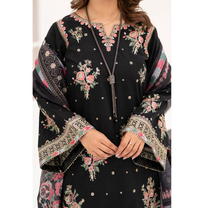 UA-216 Embroidered Cambric Cotton Collection by Umnaa | Ready to Wear Pakistani Asian clothes