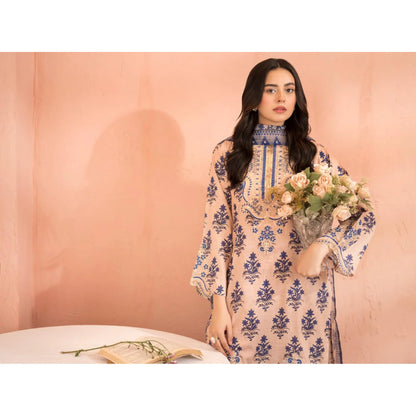 RA-37 Embroidered Printed Lawn Dress with Printed Cotton Silk Dupatta | Women's 3 Piece Summer Suit