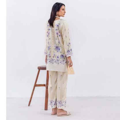 UAL-01 Chikankari Lawn Co-Ord Set | Adan's Libas
