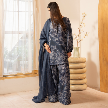 UCA-25 "Janaan" Viscose Silk 3 Pc Collection by Casuallite
