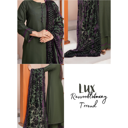 UMS-54 "Venus" by Simrans Palachi Shawl Linen Shalwar kammez Winter Collection