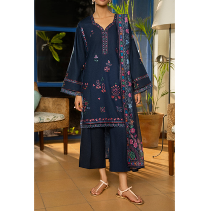 UCA-29 "Misha" Embroidered Linen Ready to Wear Winter Collection by Casuallite