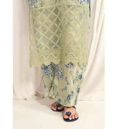 UA-94 3 Pc Embroidered Printed Summer Lawn | Ready to Wear | Umnaa