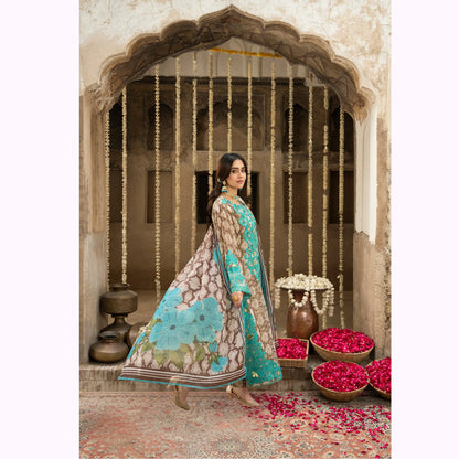 "AURA" Embroidered Georgette Collection by Karma Collection