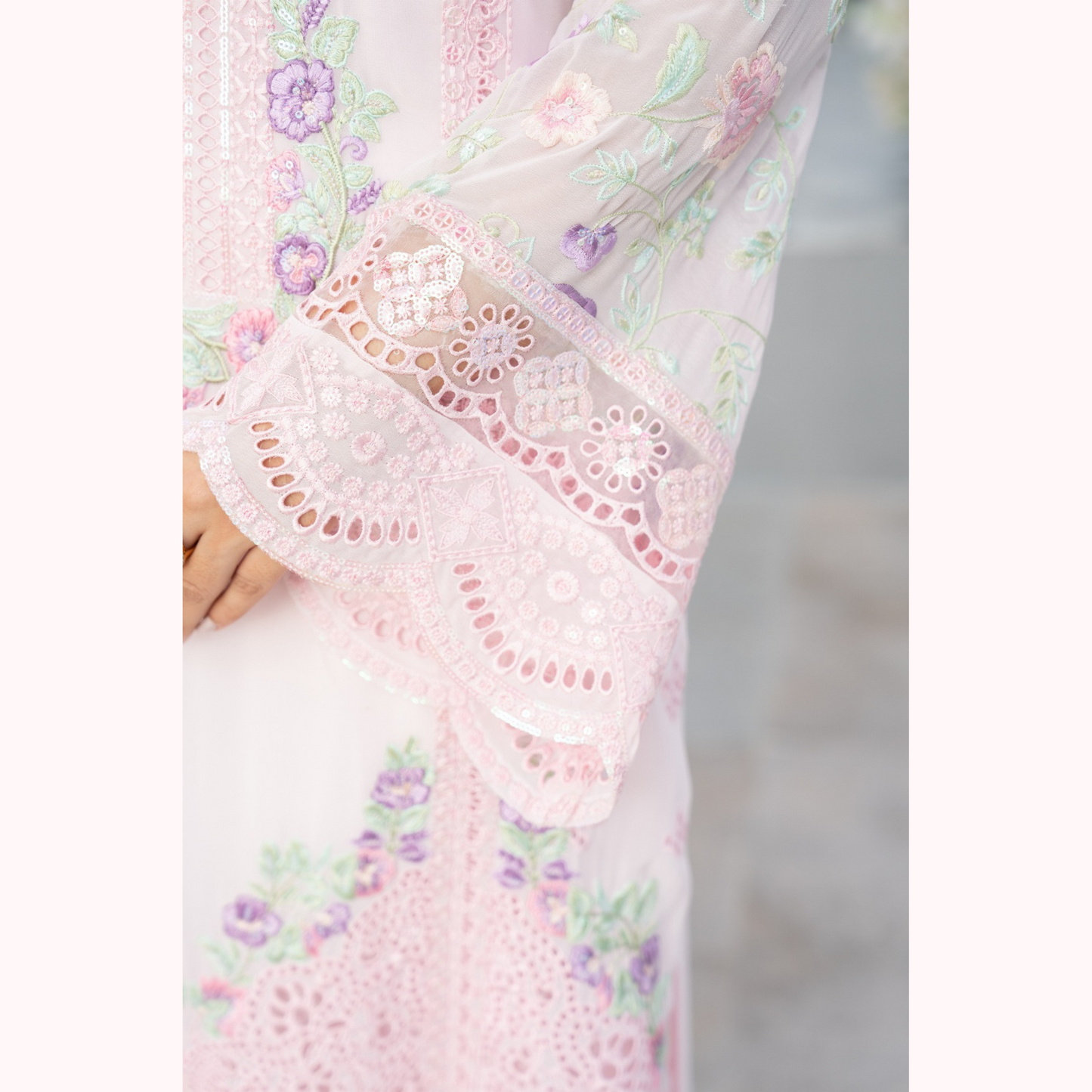 3 Piece Luxury Chiffon Ready to Wear Collection | karma Collection UMKC0901