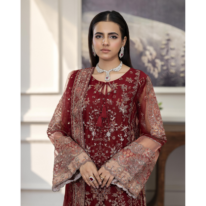 UTT-08 Luxury Festive Net Collection | Ready to Wear | Traditional Thread